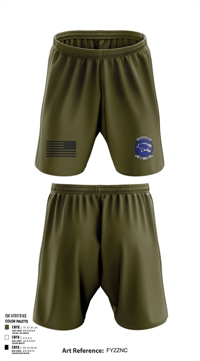 VAQ-139 Cougars 17202131 Athletic Shorts With Pockets - 1