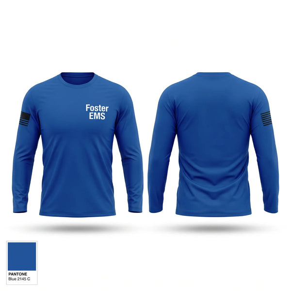 Long Sleeve Performance Shirt, Foster EMS, EMS/EMT, Teamtime, Team time, sublimation, custom sports apparel, team uniforms, spirit wear, spiritwear, sports uniforms, custom shirts, team store, custom team store, fundraiser sports, apparel fundraiser