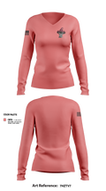 Infinite Space Sphere 28821490 Women's Long Sleeve V-neck Shirt - 2