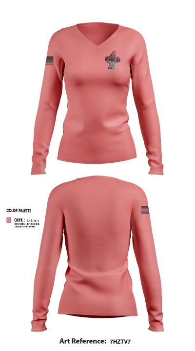 Infinite Space Sphere 28821490 Women's Long Sleeve V-neck Shirt - 2