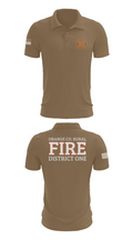 Orange County Rural District 1 Fire Department 66539276 Short Sleeve Performance Polo - 7