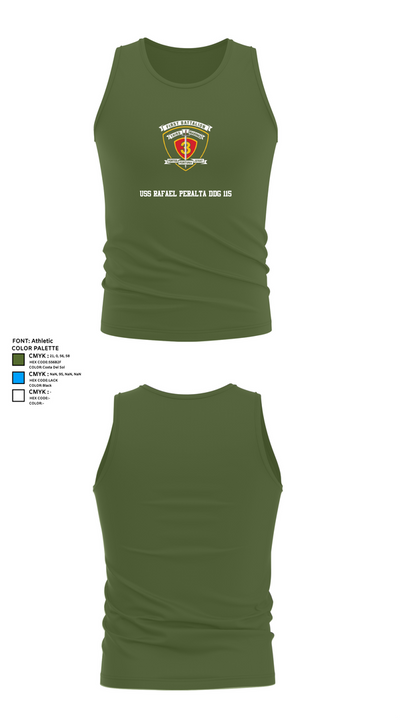 USS Rafael Peralta DDG 115 35678200 Tank Top - 56