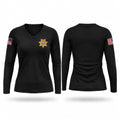 Penobscot County Sheriff's Office Women's Long Sleeve V-neck Shirt - 1