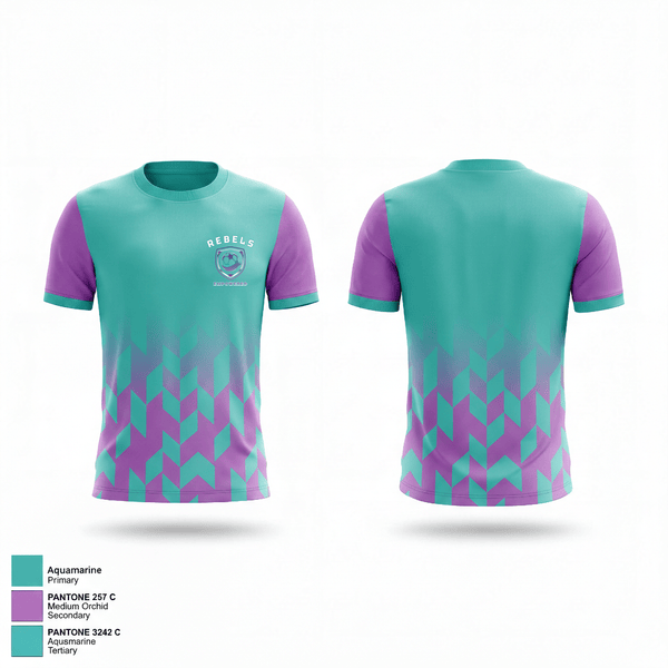 Short Sleeve Performance Shirt, Rebels, Women's Soccer, Teamtime, Team time, sublimation, custom sports apparel, team uniforms, spirit wear, spiritwear, sports uniforms, custom shirts, team store, custom team store, fundraiser sports, apparel fundraiser