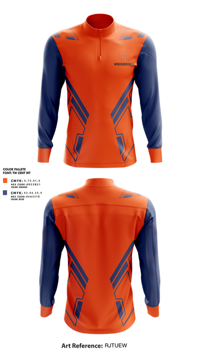 Mountain Lakes Volleyball 60311357 Quarter Zip Jacket - 1