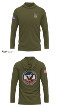Mississippi Bureau of Narcotics Long Sleeve Performance Shirt with hood - 2