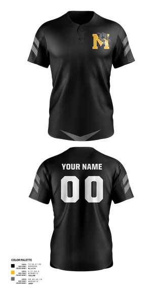 Two Button Softball Jersey, Maryvale, Softball, Teamtime, Team time, sublimation, custom sports apparel, team uniforms, spirit wear, spiritwear, sports uniforms, custom shirts, team store, custom team store, fundraiser sports, apparel fundraiser