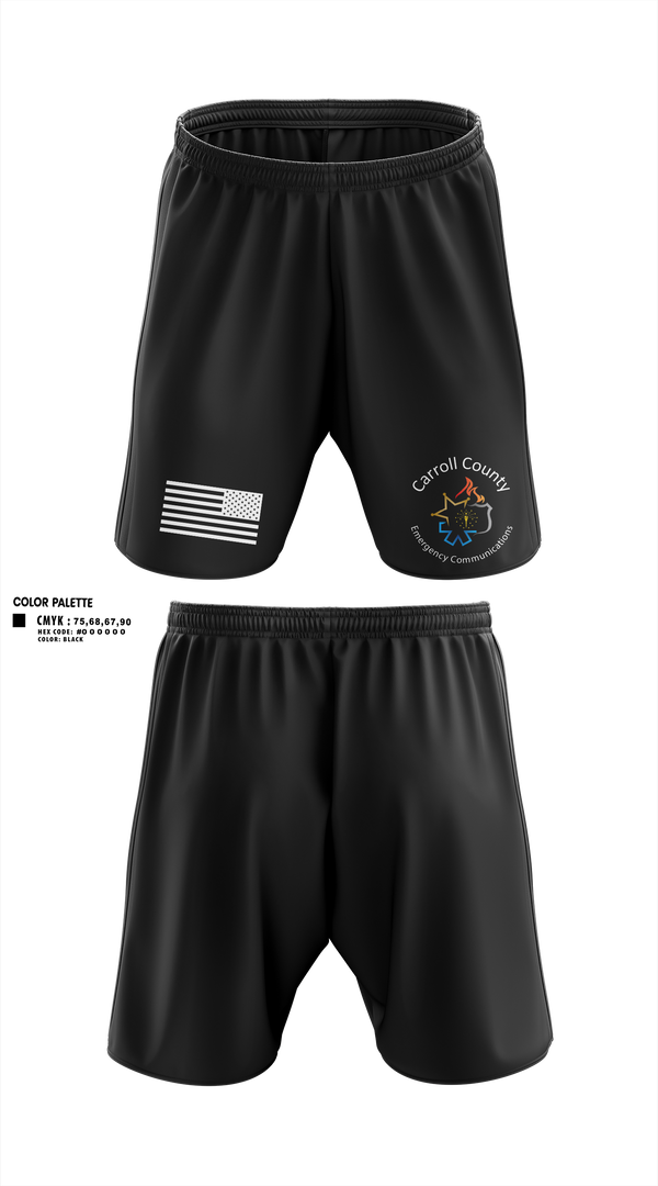 Athletic Shorts With Pockets, Carroll County Emergency Communications, Police, Teamtime, Team time, sublimation, custom sports apparel, team uniforms, spirit wear, spiritwear, sports uniforms, custom shirts, team store, custom team store, fundraiser sports, apparel fundraiser