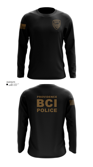 Long Sleeve Performance Shirt, Providence Police BCI, Police, Teamtime, Team time, sublimation, custom sports apparel, team uniforms, spirit wear, spiritwear, sports uniforms, custom shirts, team store, custom team store, fundraiser sports, apparel fundraiser