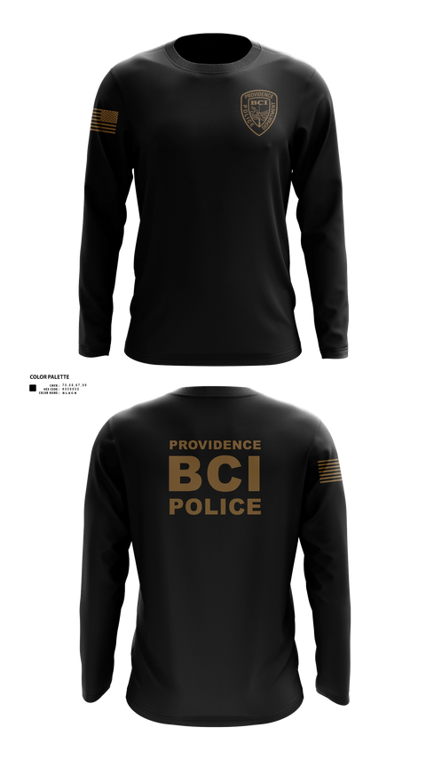 Long Sleeve Performance Shirt, Providence Police BCI, Police, Teamtime, Team time, sublimation, custom sports apparel, team uniforms, spirit wear, spiritwear, sports uniforms, custom shirts, team store, custom team store, fundraiser sports, apparel fundraiser