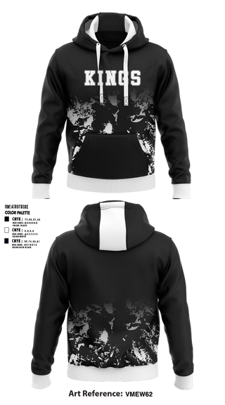 Hoodie, KINGS, Men's Basketball, Teamtime, Team time, sublimation, custom sports apparel, team uniforms, spirit wear, spiritwear, sports uniforms, custom shirts, team store, custom team store, fundraiser sports, apparel fundraiser
