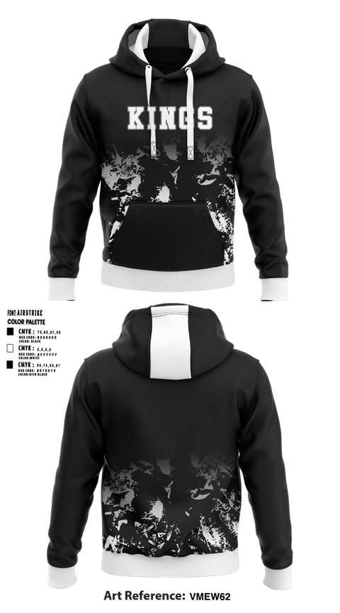 Hoodie, KINGS, Men's Basketball, Teamtime, Team time, sublimation, custom sports apparel, team uniforms, spirit wear, spiritwear, sports uniforms, custom shirts, team store, custom team store, fundraiser sports, apparel fundraiser