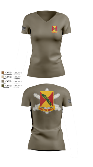 Womens Short Sleeve Vneck Shirt, 1-51 ADA BN, Army, Teamtime, Team time, sublimation, custom sports apparel, team uniforms, spirit wear, spiritwear, sports uniforms, custom shirts, team store, custom team store, fundraiser sports, apparel fundraiser