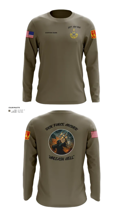 HHB, 31st ADA BDE 93964777 Long Sleeve Performance Shirt 33
