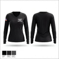 Springfield Police Department 39237118 Women's Long Sleeve V-neck Shirt - 1