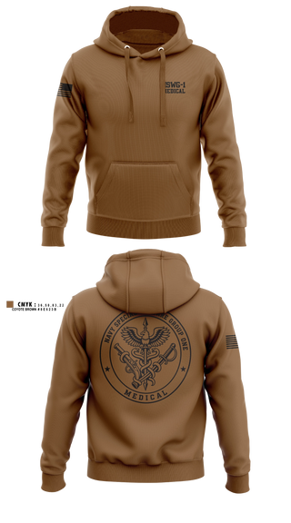 Hoodie, NSWG-1 Medical, Navy, Teamtime, Team time, sublimation, custom sports apparel, team uniforms, spirit wear, spiritwear, sports uniforms, custom shirts, team store, custom team store, fundraiser sports, apparel fundraiser