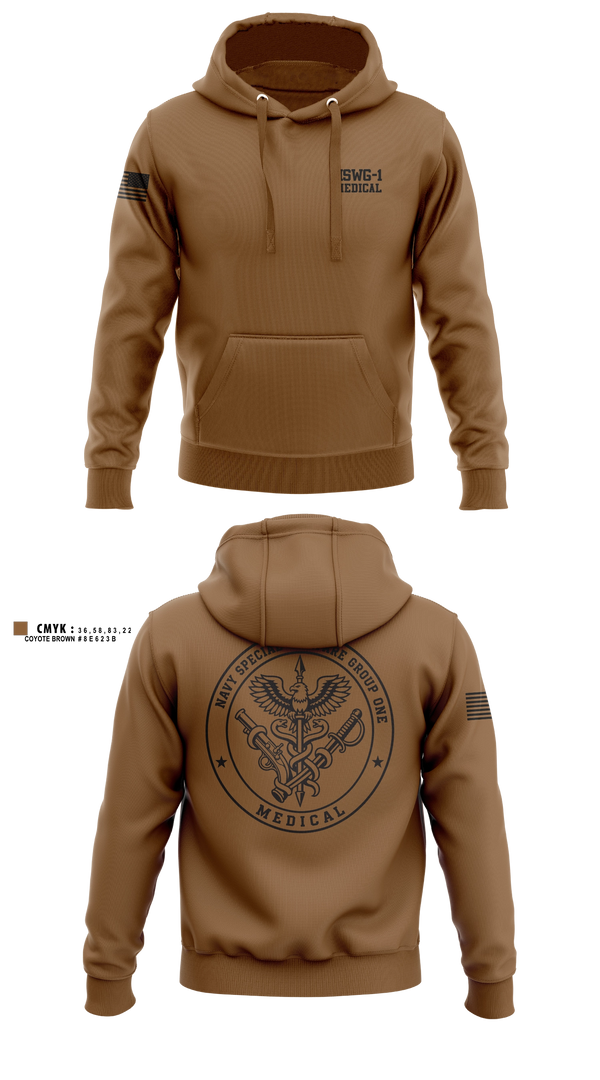 Hoodie, NSWG-1 Medical, Navy, Teamtime, Team time, sublimation, custom sports apparel, team uniforms, spirit wear, spiritwear, sports uniforms, custom shirts, team store, custom team store, fundraiser sports, apparel fundraiser