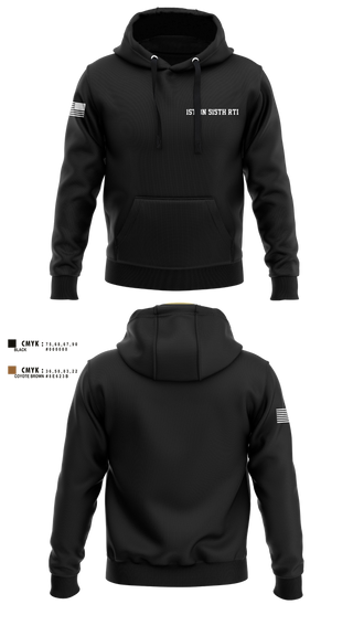 Hoodie, 1st BN 515th RTI, Army, Teamtime, Team time, sublimation, custom sports apparel, team uniforms, spirit wear, spiritwear, sports uniforms, custom shirts, team store, custom team store, fundraiser sports, apparel fundraiser