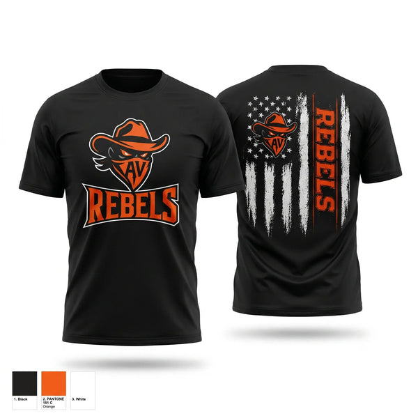 Short Sleeve Performance Shirt, AV Rebels, , Teamtime, Team time, sublimation, custom sports apparel, team uniforms, spirit wear, spiritwear, sports uniforms, custom shirts, team store, custom team store, fundraiser sports, apparel fundraiser