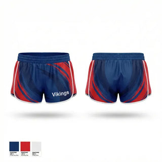 Womens Shorts, Vikings, Softball, Teamtime, Team time, sublimation, custom sports apparel, team uniforms, spirit wear, spiritwear, sports uniforms, custom shirts, team store, custom team store, fundraiser sports, apparel fundraiser