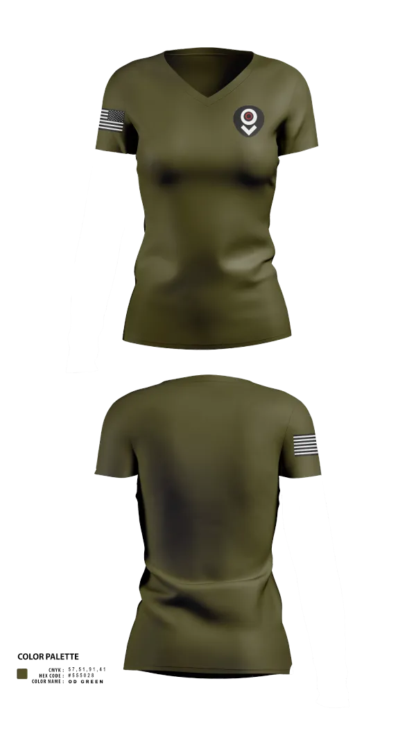 Womens Short Sleeve Vneck Shirt, CLR-1, Marines, Teamtime, Team time, sublimation, custom sports apparel, team uniforms, spirit wear, spiritwear, sports uniforms, custom shirts, team store, custom team store, fundraiser sports, apparel fundraiser