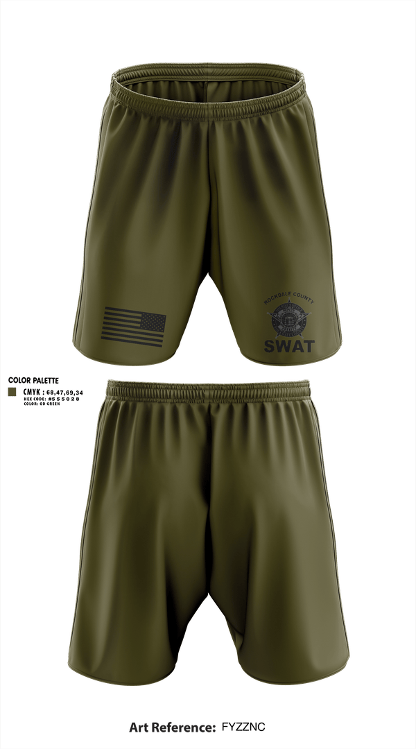 Athletic Shorts With Pockets, Rockdale SWAT, Police, Teamtime, Team time, sublimation, custom sports apparel, team uniforms, spirit wear, spiritwear, sports uniforms, custom shirts, team store, custom team store, fundraiser sports, apparel fundraiser