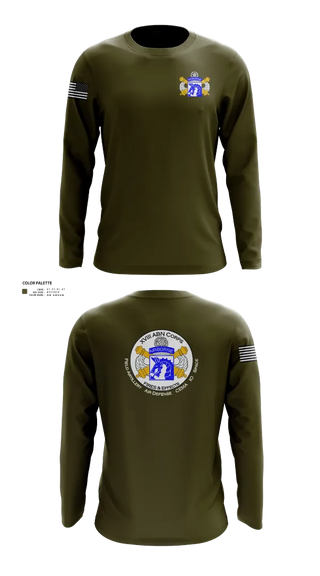 Long Sleeve Performance Shirt, XVIII Airborne Corps G34 FIRES, Army, Teamtime, Team time, sublimation, custom sports apparel, team uniforms, spirit wear, spiritwear, sports uniforms, custom shirts, team store, custom team store, fundraiser sports, apparel fundraiser