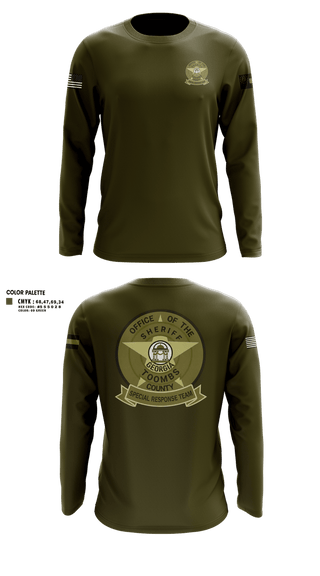Long Sleeve Performance Shirt, TCSO, Police, Teamtime, Team time, sublimation, custom sports apparel, team uniforms, spirit wear, spiritwear, sports uniforms, custom shirts, team store, custom team store, fundraiser sports, apparel fundraiser