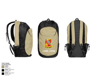 Gear Bag, A BTRY, 1-37FAR, , Teamtime, Team time, sublimation, custom sports apparel, team uniforms, spirit wear, spiritwear, sports uniforms, custom shirts, team store, custom team store, fundraiser sports, apparel fundraiser