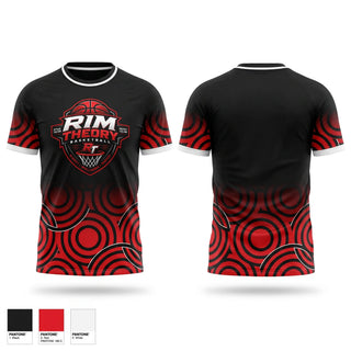 Short Sleeve Performance Shirt, Rim Theory Basketball, Men's Basketball, Teamtime, Team time, sublimation, custom sports apparel, team uniforms, spirit wear, spiritwear, sports uniforms, custom shirts, team store, custom team store, fundraiser sports, apparel fundraiser