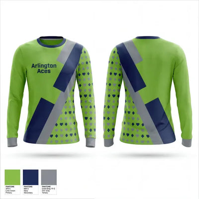 Arlington Aces 73453237 Long Sleeve Performance Shirt 1