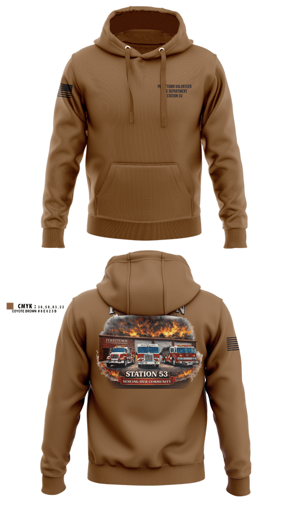 Hoodie, Perrytown Volunteer Fire Department, Fire Department, Teamtime, Team time, sublimation, custom sports apparel, team uniforms, spirit wear, spiritwear, sports uniforms, custom shirts, team store, custom team store, fundraiser sports, apparel fundraiser