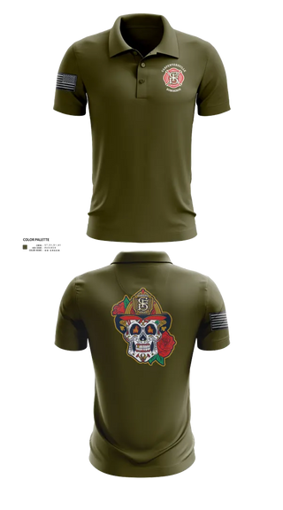 Short Sleeve Performance Polo, Carpentersville Fire Department, Fire Department, Teamtime, Team time, sublimation, custom sports apparel, team uniforms, spirit wear, spiritwear, sports uniforms, custom shirts, team store, custom team store, fundraiser sports, apparel fundraiser