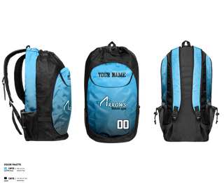 Gear Bag, Arrows, Softball, Teamtime, Team time, sublimation, custom sports apparel, team uniforms, spirit wear, spiritwear, sports uniforms, custom shirts, team store, custom team store, fundraiser sports, apparel fundraiser