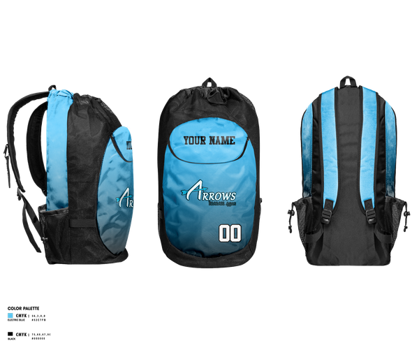 Gear Bag, Arrows, Softball, Teamtime, Team time, sublimation, custom sports apparel, team uniforms, spirit wear, spiritwear, sports uniforms, custom shirts, team store, custom team store, fundraiser sports, apparel fundraiser