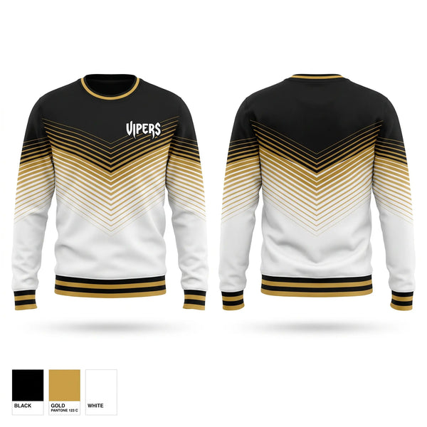 Crew Neck Sweatshirt, VIPERS, Men's Basketball, Teamtime, Team time, sublimation, custom sports apparel, team uniforms, spirit wear, spiritwear, sports uniforms, custom shirts, team store, custom team store, fundraiser sports, apparel fundraiser