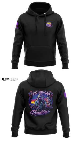 Hoodie, HHC 38 CAB, National Guard, Teamtime, Team time, sublimation, custom sports apparel, team uniforms, spirit wear, spiritwear, sports uniforms, custom shirts, team store, custom team store, fundraiser sports, apparel fundraiser