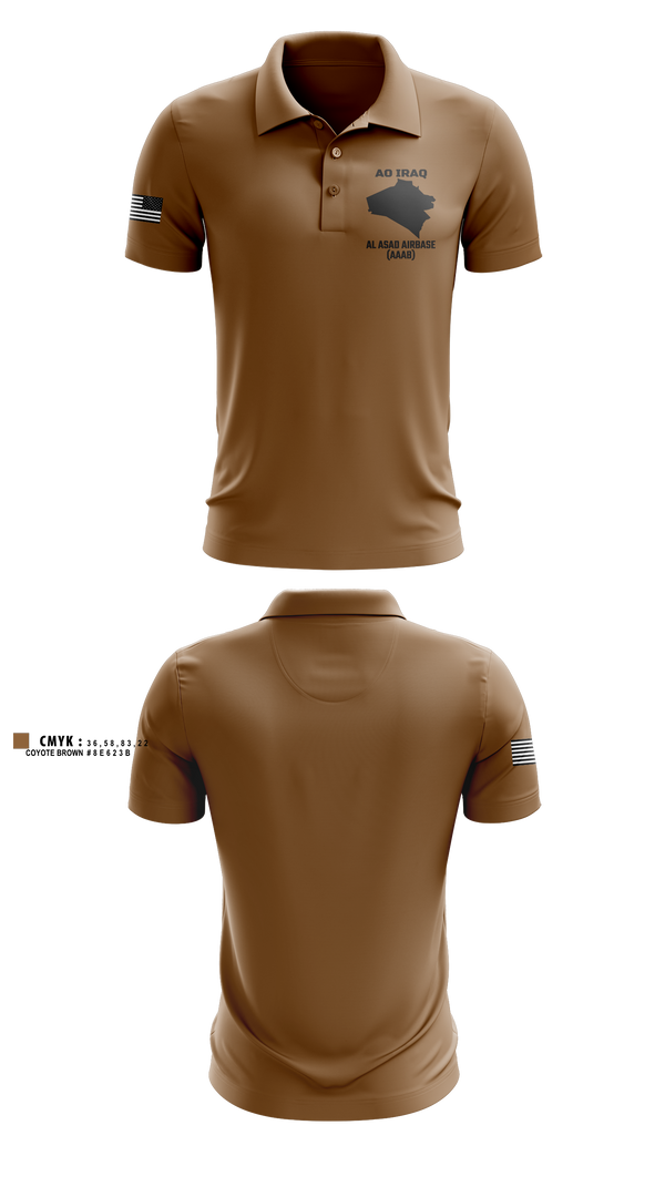 Short Sleeve Performance Polo, 961st ECC, Army, Teamtime, Team time, sublimation, custom sports apparel, team uniforms, spirit wear, spiritwear, sports uniforms, custom shirts, team store, custom team store, fundraiser sports, apparel fundraiser