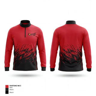 Quarter Zip Jacket, Powermill-Hall, Softball, Teamtime, Team time, sublimation, custom sports apparel, team uniforms, spirit wear, spiritwear, sports uniforms, custom shirts, team store, custom team store, fundraiser sports, apparel fundraiser