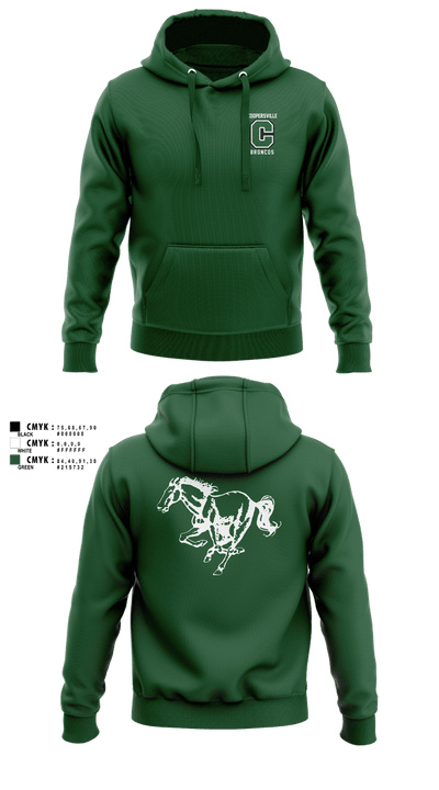 Coopersville Broncos 1775394 Hoodie - 3