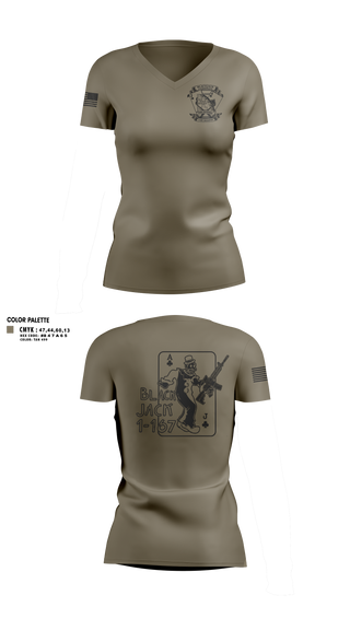 Womens Short Sleeve Vneck Shirt, Bco 1-167IN, Army, Teamtime, Team time, sublimation, custom sports apparel, team uniforms, spirit wear, spiritwear, sports uniforms, custom shirts, team store, custom team store, fundraiser sports, apparel fundraiser