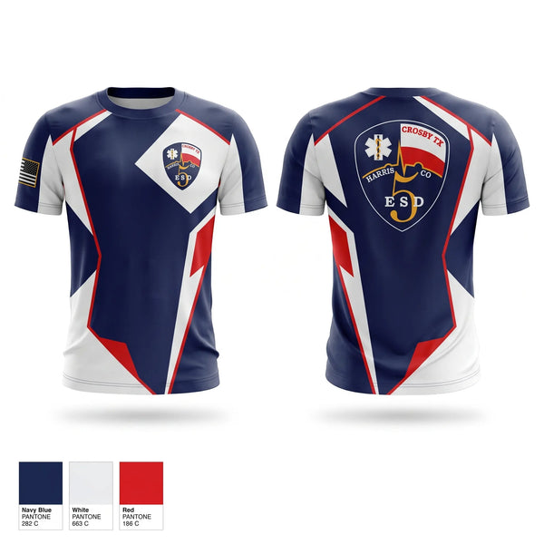 Short Sleeve Performance Shirt, Crosby EMS, EMS/EMT, Teamtime, Team time, sublimation, custom sports apparel, team uniforms, spirit wear, spiritwear, sports uniforms, custom shirts, team store, custom team store, fundraiser sports, apparel fundraiser
