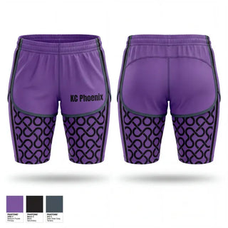 Womens Shorts, KC Phoenix, Softball, Teamtime, Team time, sublimation, custom sports apparel, team uniforms, spirit wear, spiritwear, sports uniforms, custom shirts, team store, custom team store, fundraiser sports, apparel fundraiser