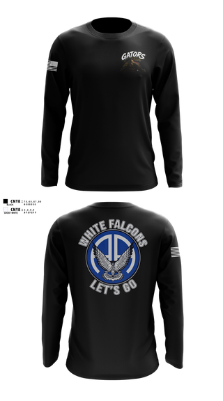 Long Sleeve Performance Shirt, A Co 2-325 AIR, Army, Teamtime, Team time, sublimation, custom sports apparel, team uniforms, spirit wear, spiritwear, sports uniforms, custom shirts, team store, custom team store, fundraiser sports, apparel fundraiser
