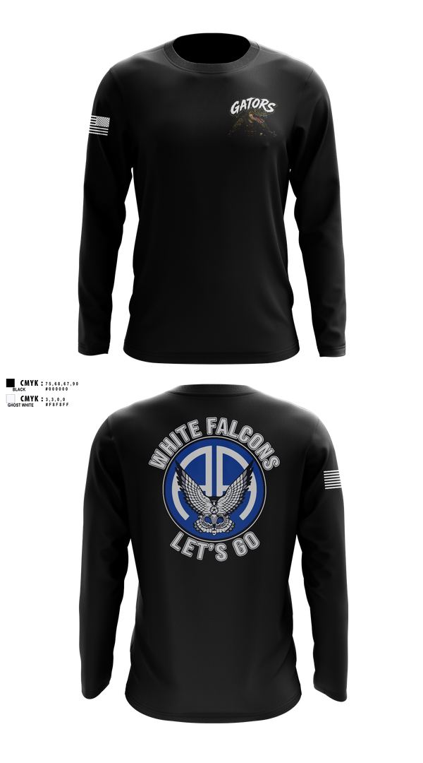 Long Sleeve Performance Shirt, A Co 2-325 AIR, Army, Teamtime, Team time, sublimation, custom sports apparel, team uniforms, spirit wear, spiritwear, sports uniforms, custom shirts, team store, custom team store, fundraiser sports, apparel fundraiser