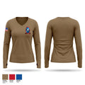 Libertyville Army Recruiting Company Women's Long Sleeve V-neck Shirt - 1