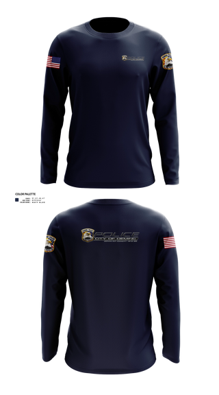 Long Sleeve Performance Shirt, Deming PD, Police, Teamtime, Team time, sublimation, custom sports apparel, team uniforms, spirit wear, spiritwear, sports uniforms, custom shirts, team store, custom team store, fundraiser sports, apparel fundraiser