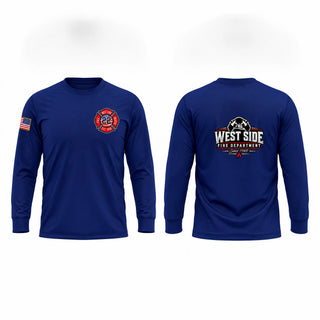 Long Sleeve Performance Shirt, WEST SIDE VOLUNTEER FIRE DEPARTMENT, Fire Department, Teamtime, Team time, sublimation, custom sports apparel, team uniforms, spirit wear, spiritwear, sports uniforms, custom shirts, team store, custom team store, fundraiser sports, apparel fundraiser