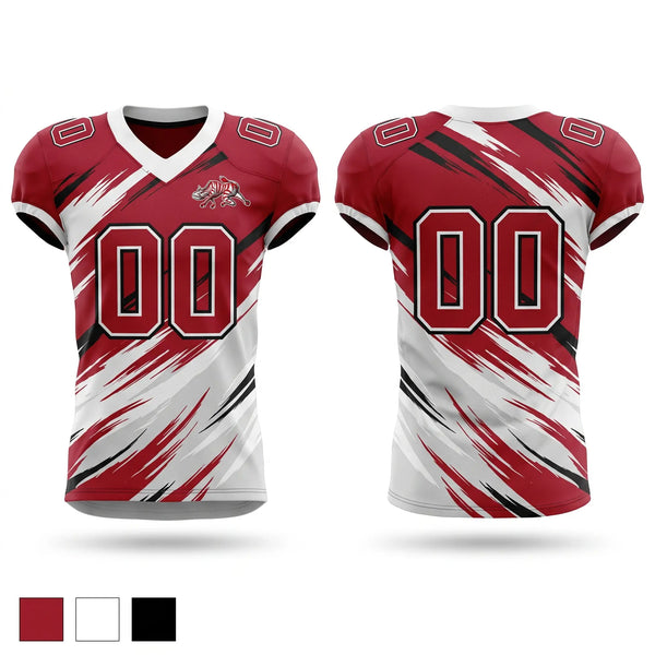 Football Jersey, Zebras, , Teamtime, Team time, sublimation, custom sports apparel, team uniforms, spirit wear, spiritwear, sports uniforms, custom shirts, team store, custom team store, fundraiser sports, apparel fundraiser
