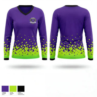 Womens Long Sleeve Vneck Shirt, Elite Pressure, Men's Basketball, Teamtime, Team time, sublimation, custom sports apparel, team uniforms, spirit wear, spiritwear, sports uniforms, custom shirts, team store, custom team store, fundraiser sports, apparel fundraiser